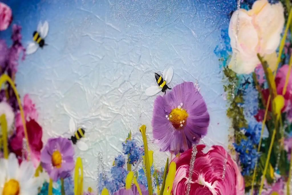 Evening Nectar - Original - SOLD by artist Rozanne Bell - Wyecliffe Galleries