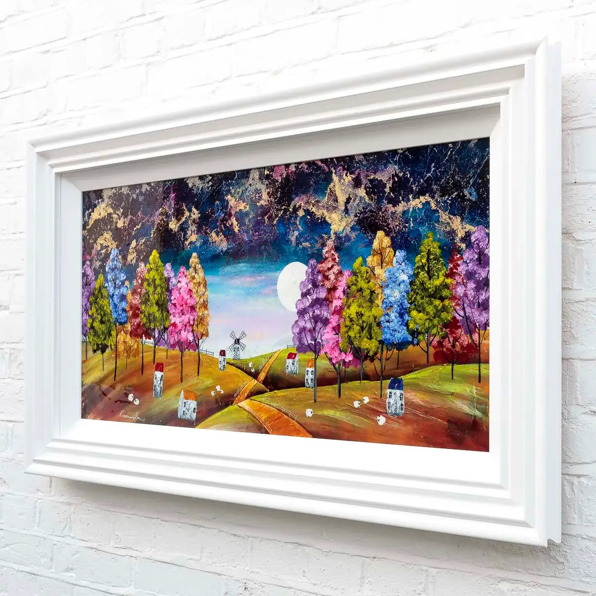 Evening Of Colour - Original - SOLD by artist Rozanne Bell - Wyecliffe Galleries