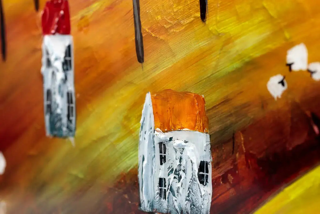 Evening Of Colour - Original - SOLD by artist Rozanne Bell - Wyecliffe Galleries