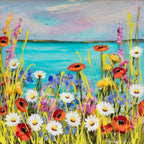 Every Flower Is A Soul Blossoming In Nature - Original by artist Rozanne Bell - Wyecliffe Galleries