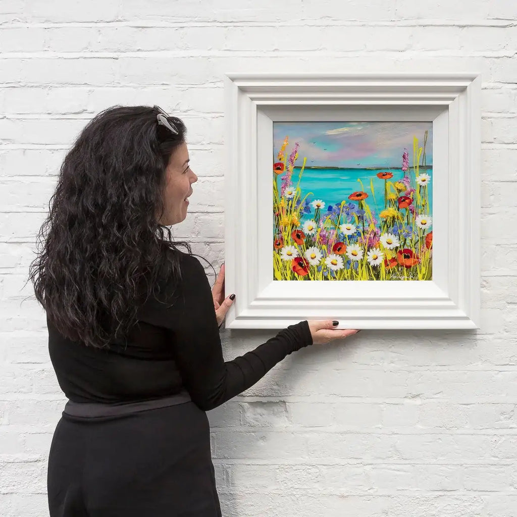 Every Flower Is A Soul Blossoming In Nature - Original by artist Rozanne Bell - Wyecliffe Galleries