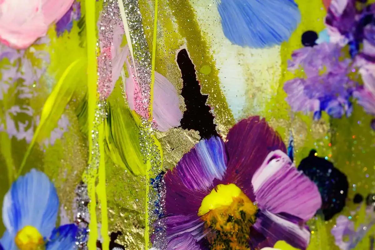 Field Of Colour - Original - SOLD by artist Rozanne Bell - Wyecliffe Galleries