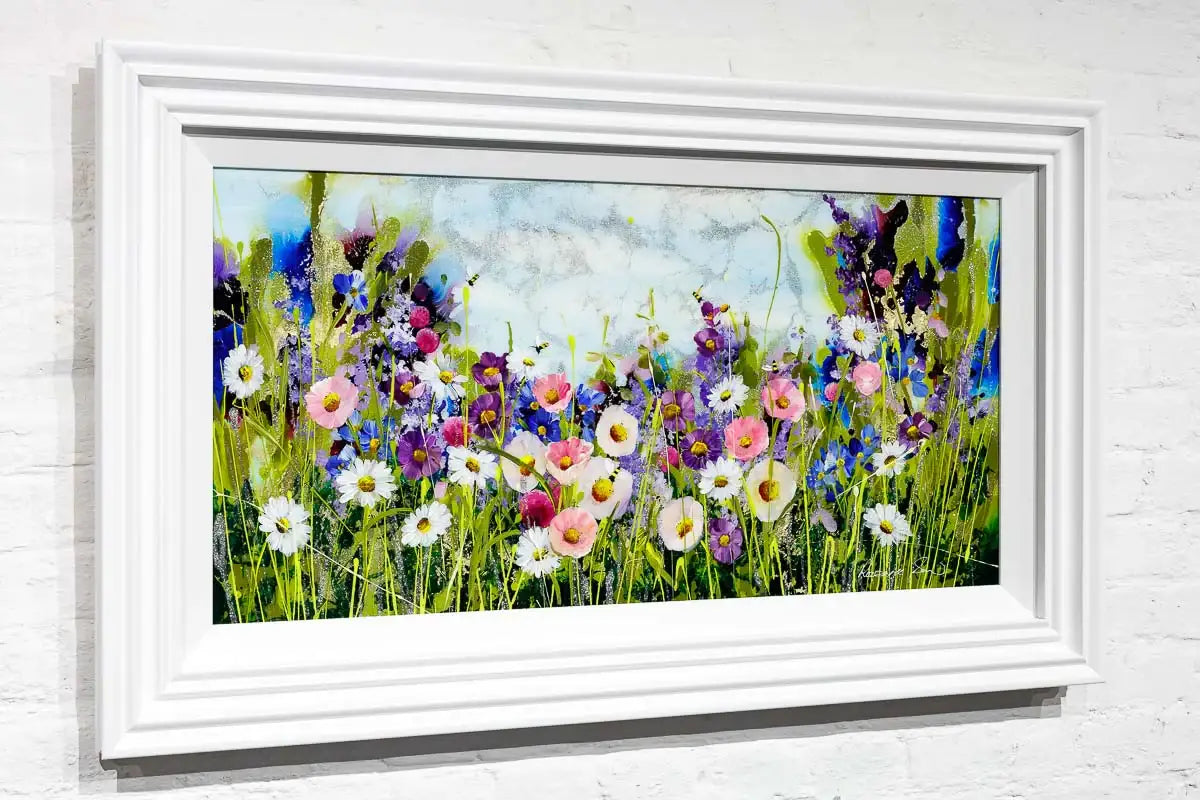 Field Of Colour - Original - SOLD by artist Rozanne Bell - Wyecliffe Galleries