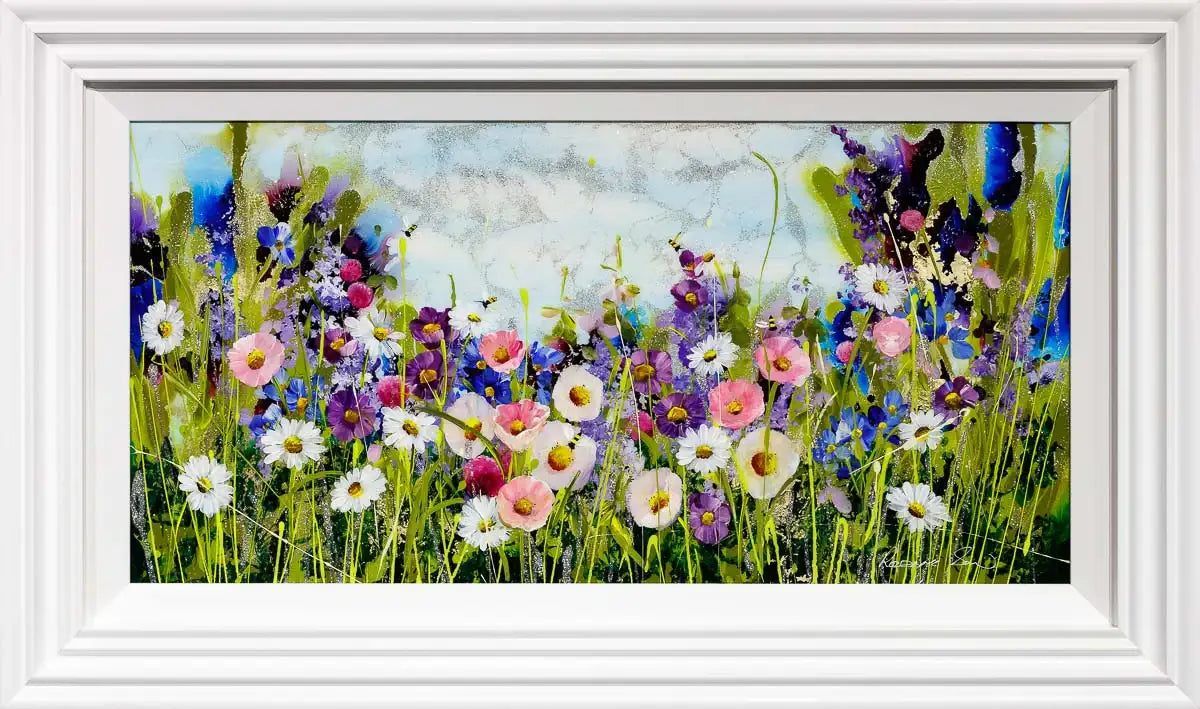 Field Of Colour - Original - SOLD by artist Rozanne Bell - Wyecliffe Galleries