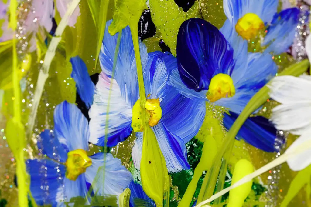 Field Of Colour - Original - SOLD by artist Rozanne Bell - Wyecliffe Galleries