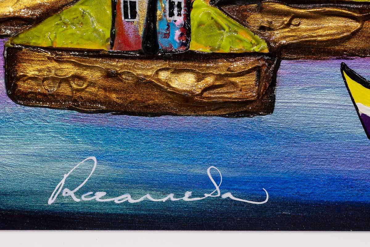 Glow Of The Moon - Original - SOLD by artist Rozanne Bell - Wyecliffe Galleries