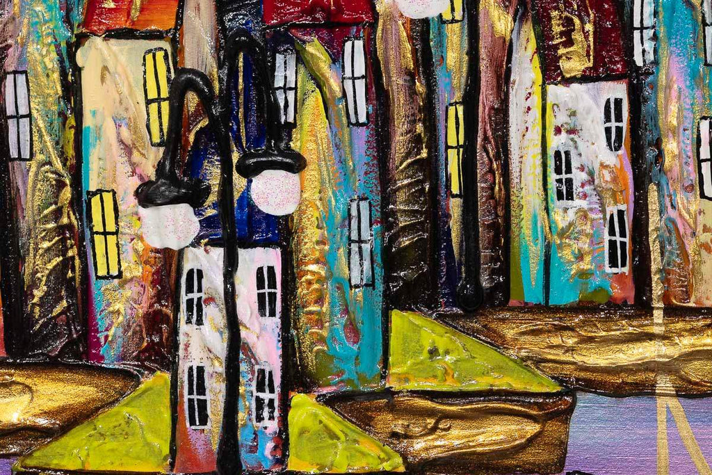 Glow Of The Moon - Original - SOLD by artist Rozanne Bell - Wyecliffe Galleries