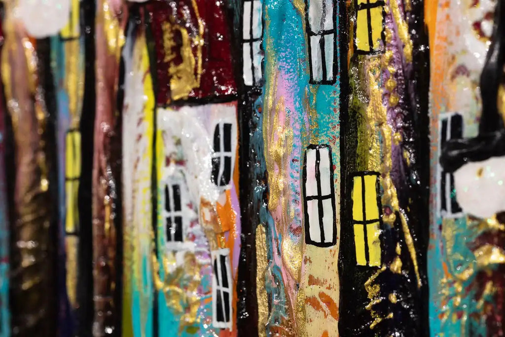 Glow Of The Moon - Original - SOLD by artist Rozanne Bell - Wyecliffe Galleries