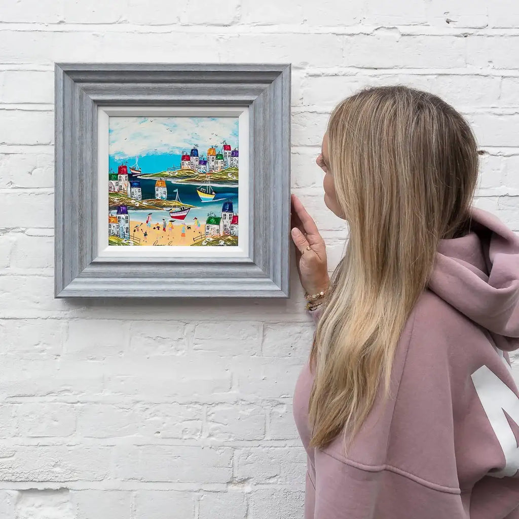 Happy Days - Original by artist Rozanne Bell - Wyecliffe Galleries