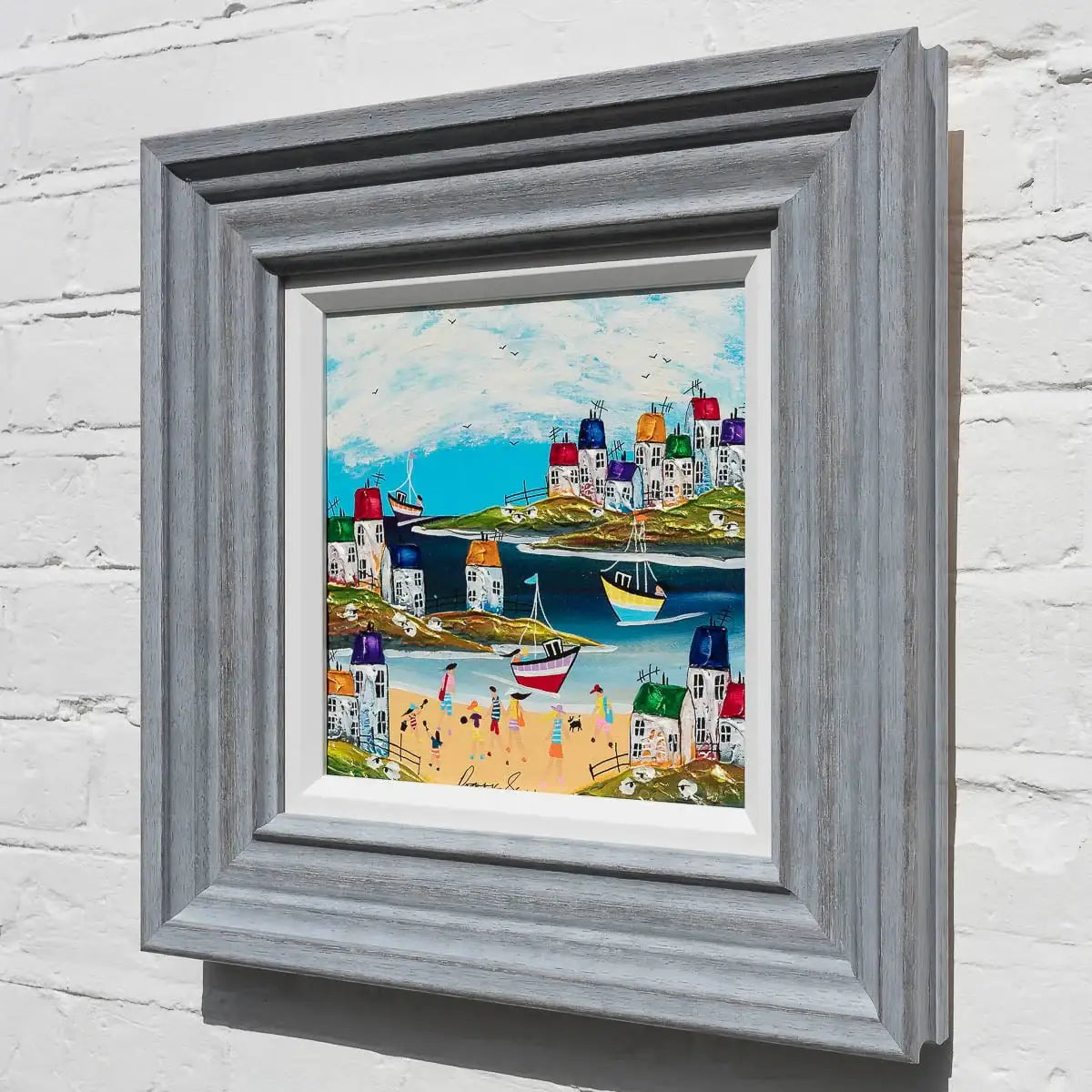 Happy Days - Original by artist Rozanne Bell - Wyecliffe Galleries