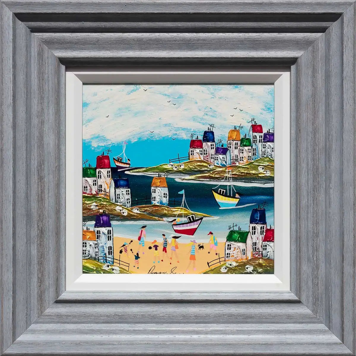 Happy Days - Original by artist Rozanne Bell - Wyecliffe Galleries