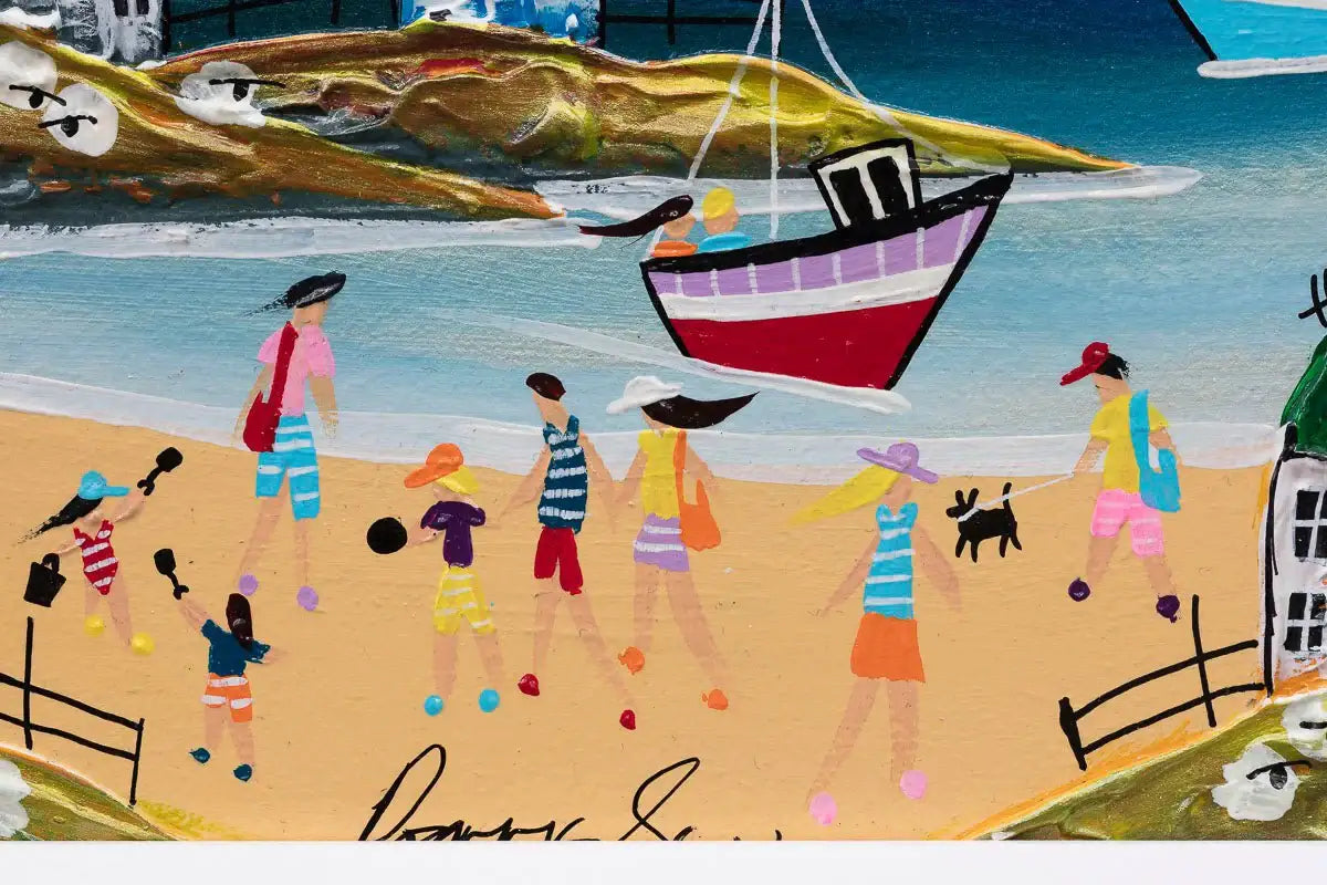 Happy Days - Original by artist Rozanne Bell - Wyecliffe Galleries