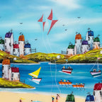 Happy Times - Original - SOLD by artist Rozanne Bell - Wyecliffe Galleries