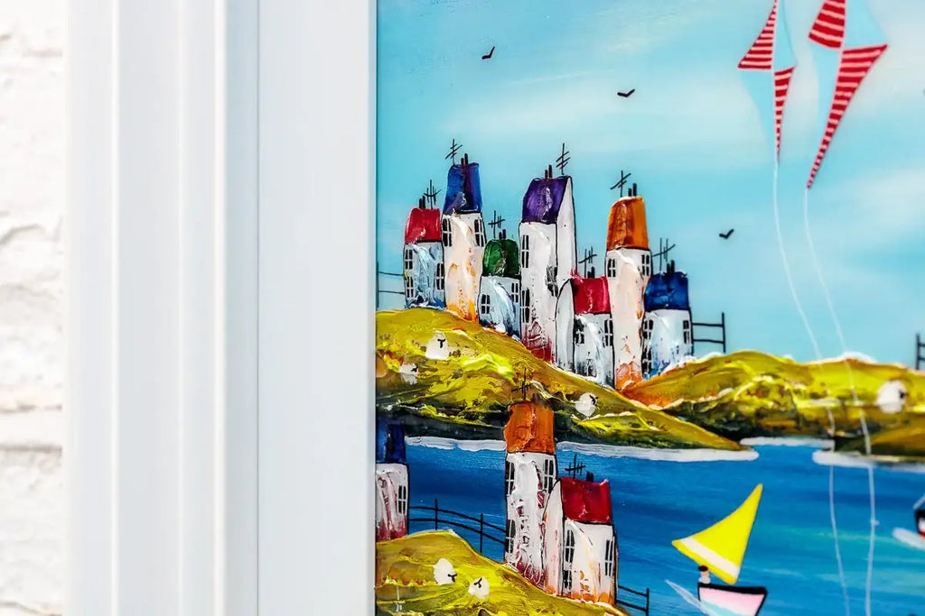 Happy Times - Original - SOLD by artist Rozanne Bell - Wyecliffe Galleries