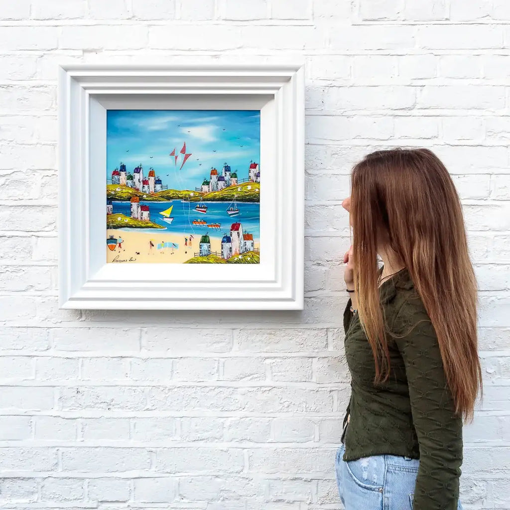 Happy Times - Original - SOLD by artist Rozanne Bell - Wyecliffe Galleries