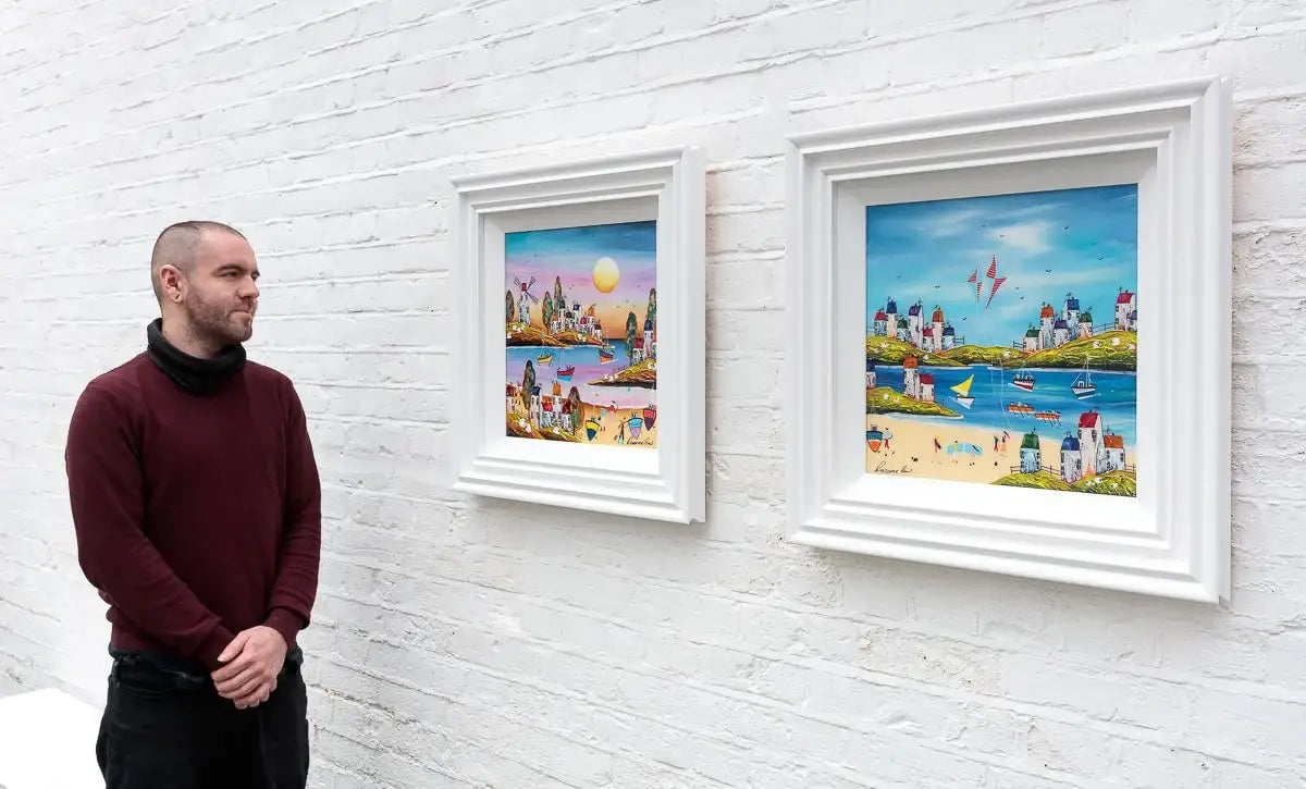 Happy Times - Original - SOLD by artist Rozanne Bell - Wyecliffe Galleries