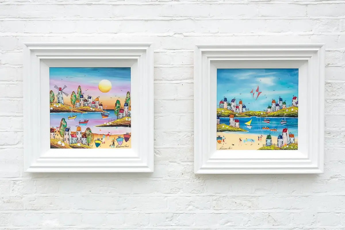 Happy Times - Original - SOLD by artist Rozanne Bell - Wyecliffe Galleries