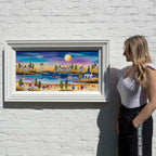 Harbour Vibes - Original by artist Rozanne Bell - Wyecliffe Galleries