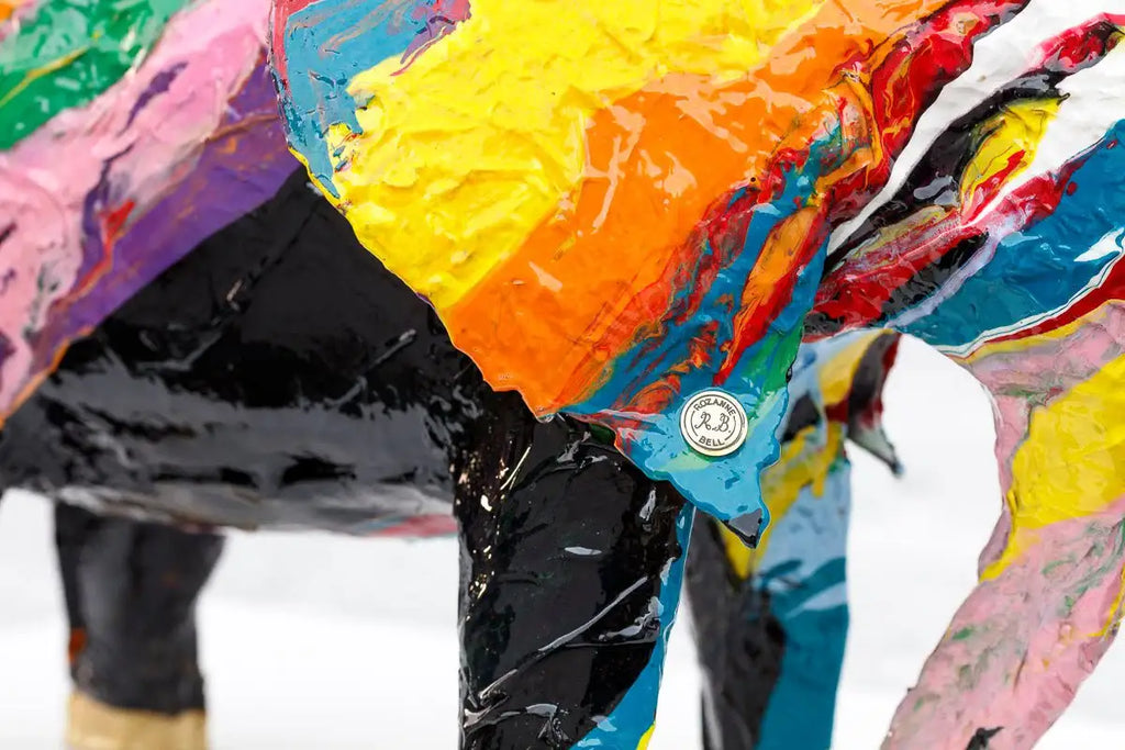 Hibo - Original Sculpture - SOLD by artist Rozanne Bell - Wyecliffe Galleries