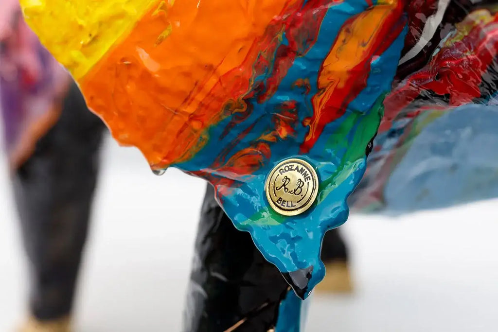 Hibo - Original Sculpture - SOLD by artist Rozanne Bell - Wyecliffe Galleries