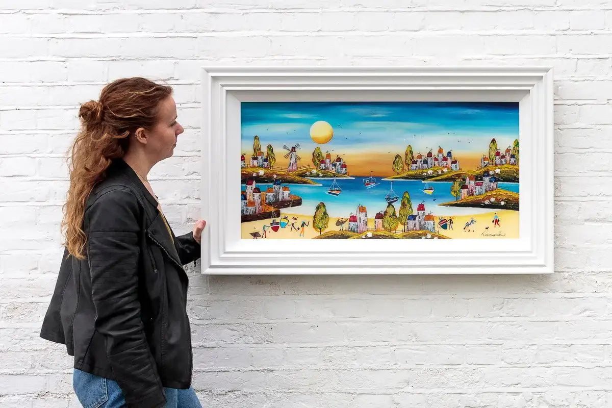 High Tides And Good Vibes - Original - SOLD by artist Rozanne Bell - Wyecliffe Galleries