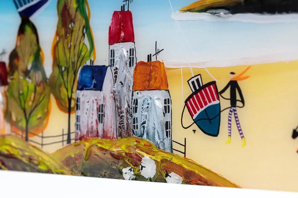 High Tides And Good Vibes - Original - SOLD by artist Rozanne Bell - Wyecliffe Galleries