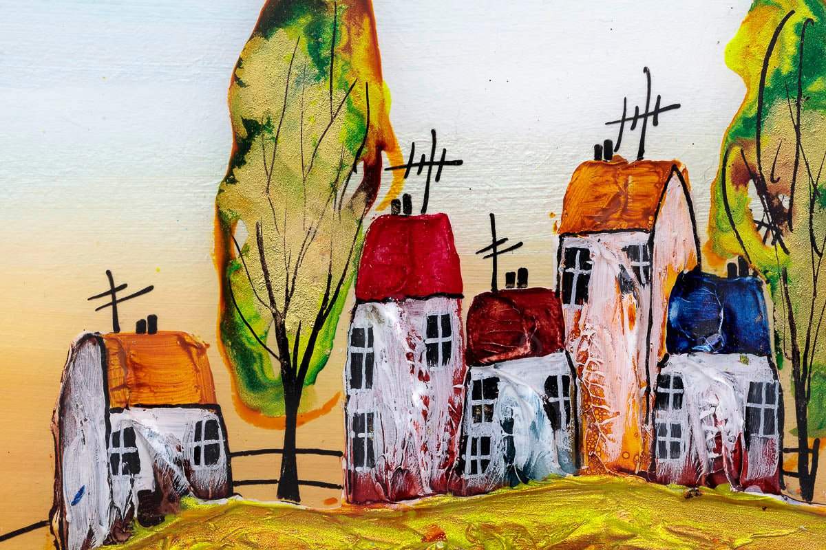 High Tides And Good Vibes - Original - SOLD by artist Rozanne Bell - Wyecliffe Galleries