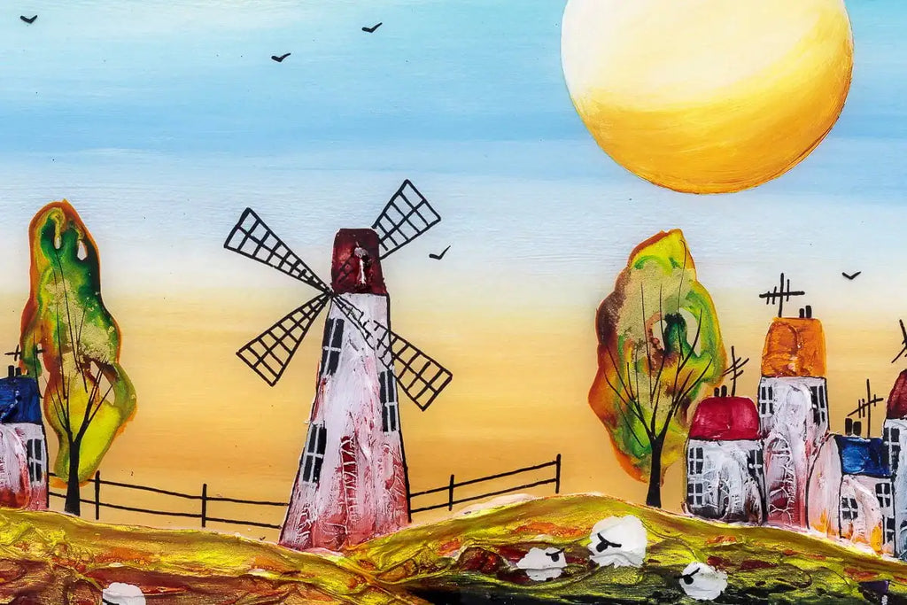 High Tides And Good Vibes - Original - SOLD by artist Rozanne Bell - Wyecliffe Galleries