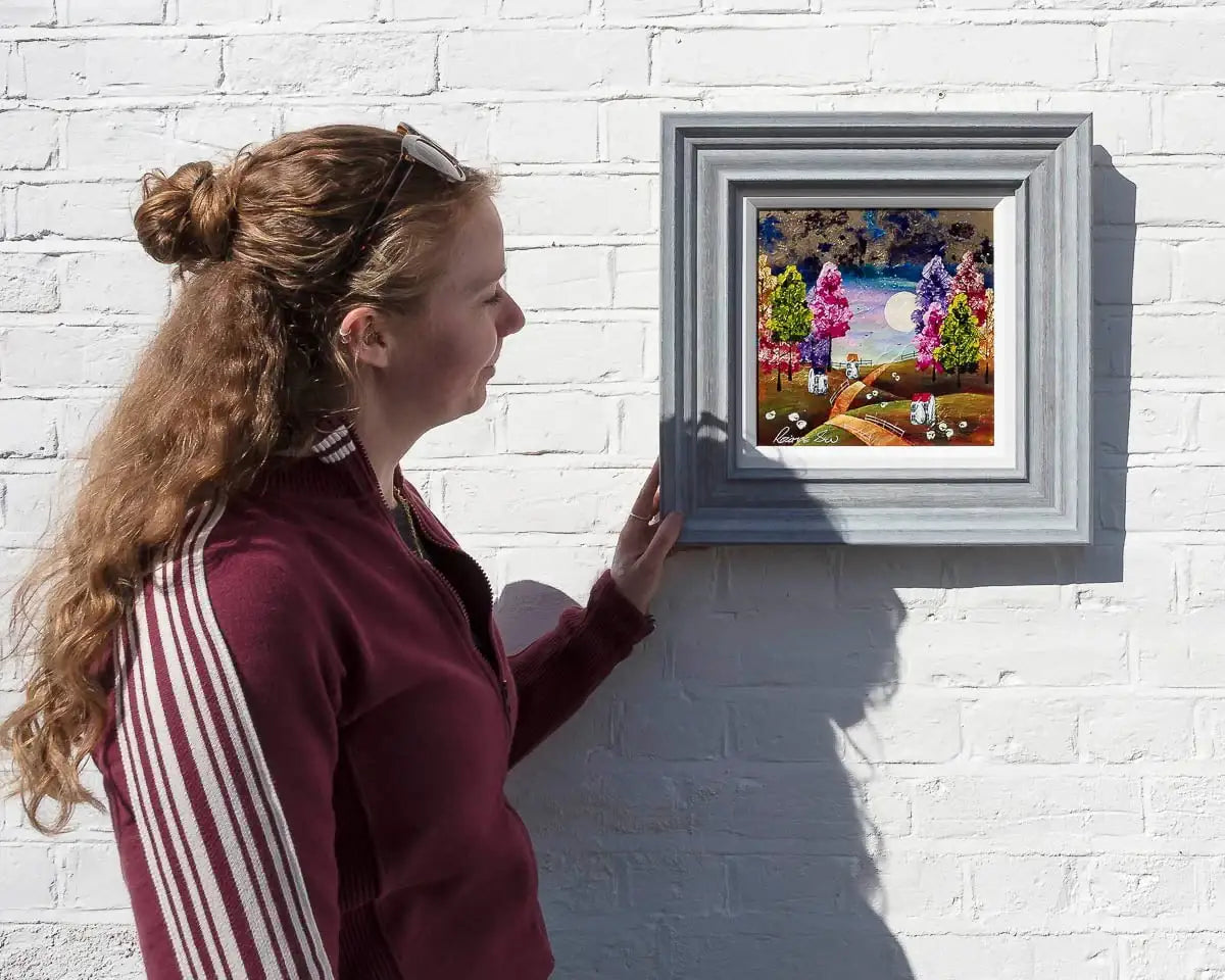 Iridescent Moonlight - Original - SOLD by artist Rozanne Bell - Wyecliffe Galleries