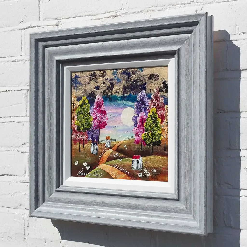 Iridescent Moonlight - Original - SOLD by artist Rozanne Bell - Wyecliffe Galleries