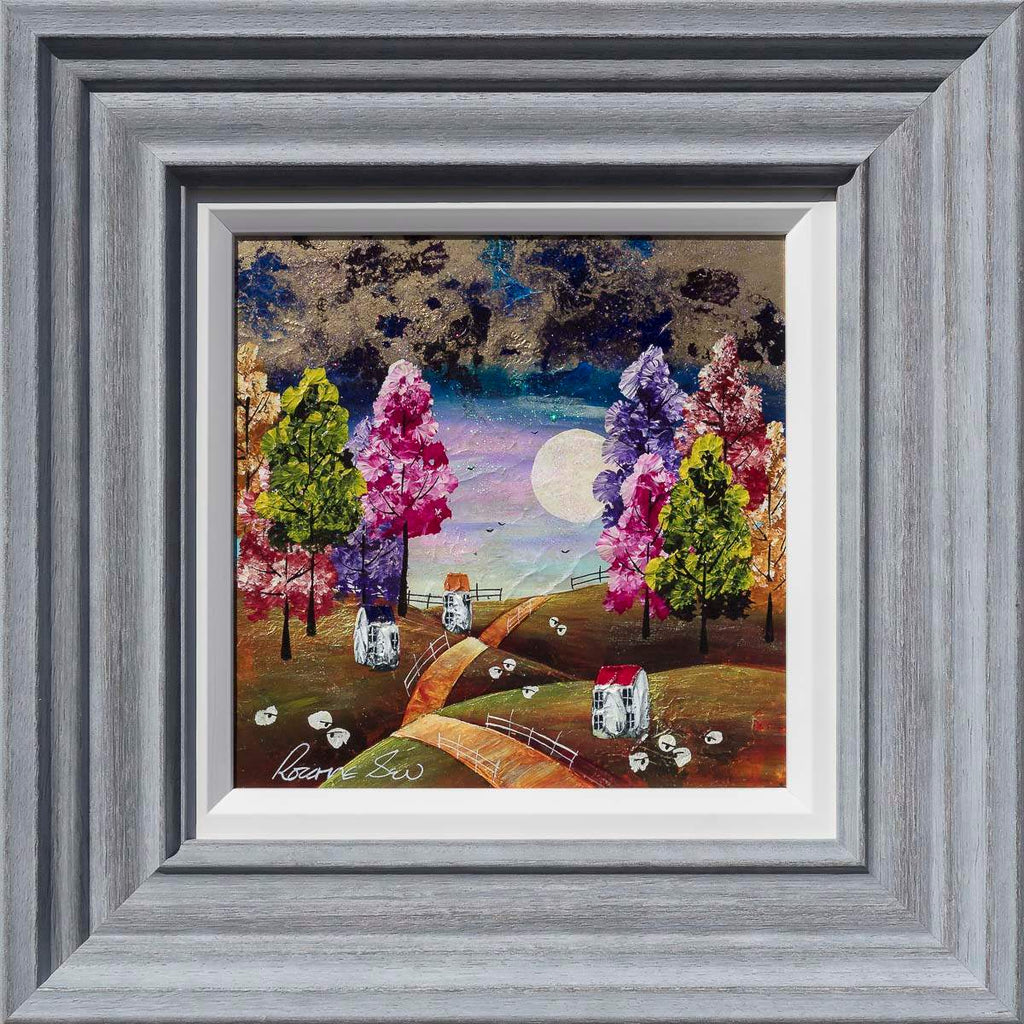 Iridescent Moonlight - Original - SOLD by artist Rozanne Bell - Wyecliffe Galleries