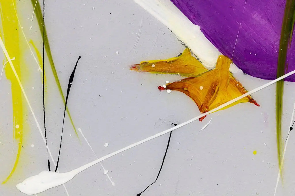 Jemima Puddle Duck (Purple) - Original - SOLD by artist Rozanne Bell - Wyecliffe Galleries