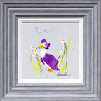 Jemima Puddle Duck (Purple) - Original - SOLD by artist Rozanne Bell - Wyecliffe Galleries