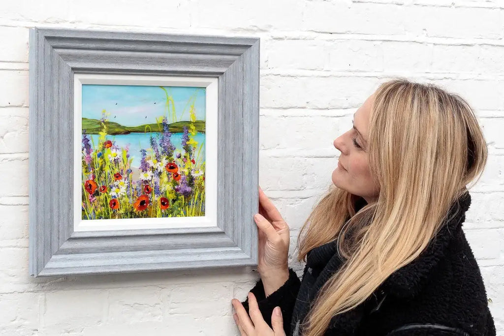 Lakeside Meadow - Original - SOLD by artist Rozanne Bell - Wyecliffe Galleries