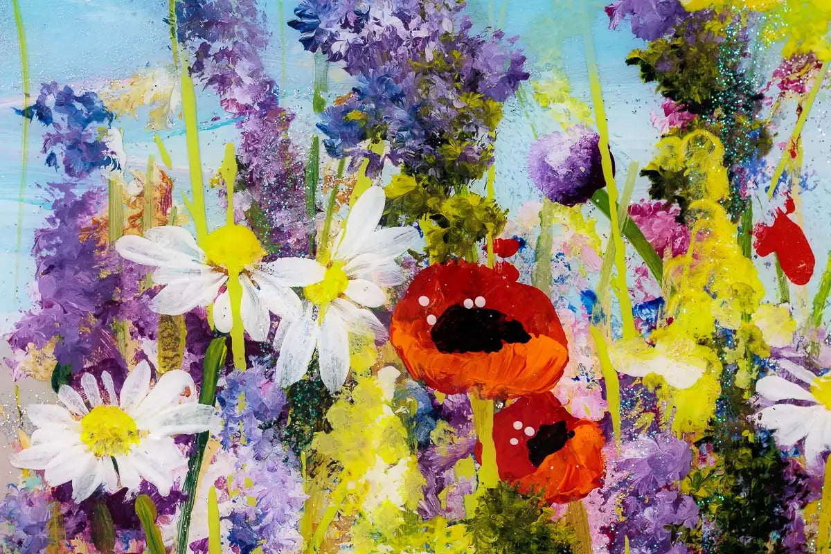 Lakeside Meadow - Original - SOLD by artist Rozanne Bell - Wyecliffe Galleries