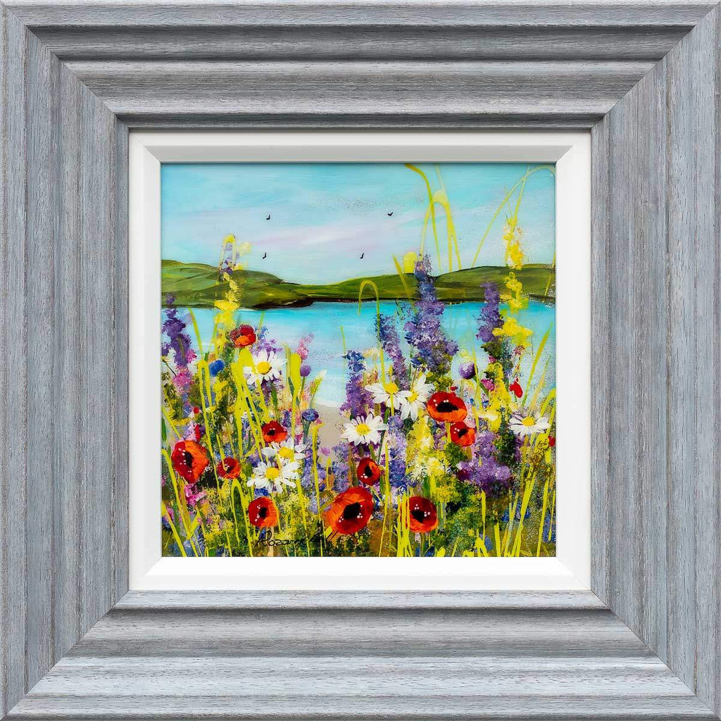 Lakeside Meadow - Original - SOLD by artist Rozanne Bell - Wyecliffe Galleries
