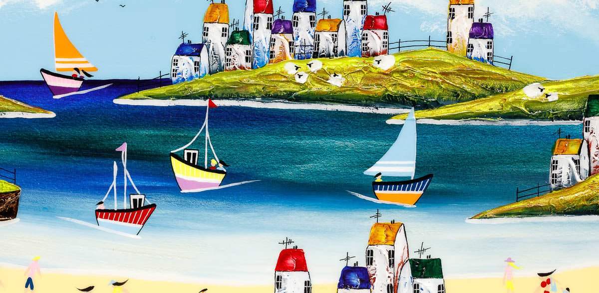 Lazy Summer Day - Original - SOLD by artist Rozanne Bell - Wyecliffe Galleries