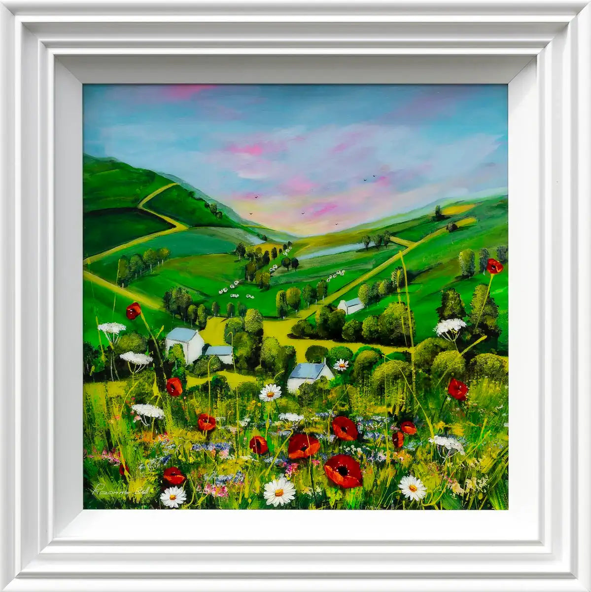 Let Your Dreams Blossom - Original - SOLD by artist Rozanne Bell - Wyecliffe Galleries
