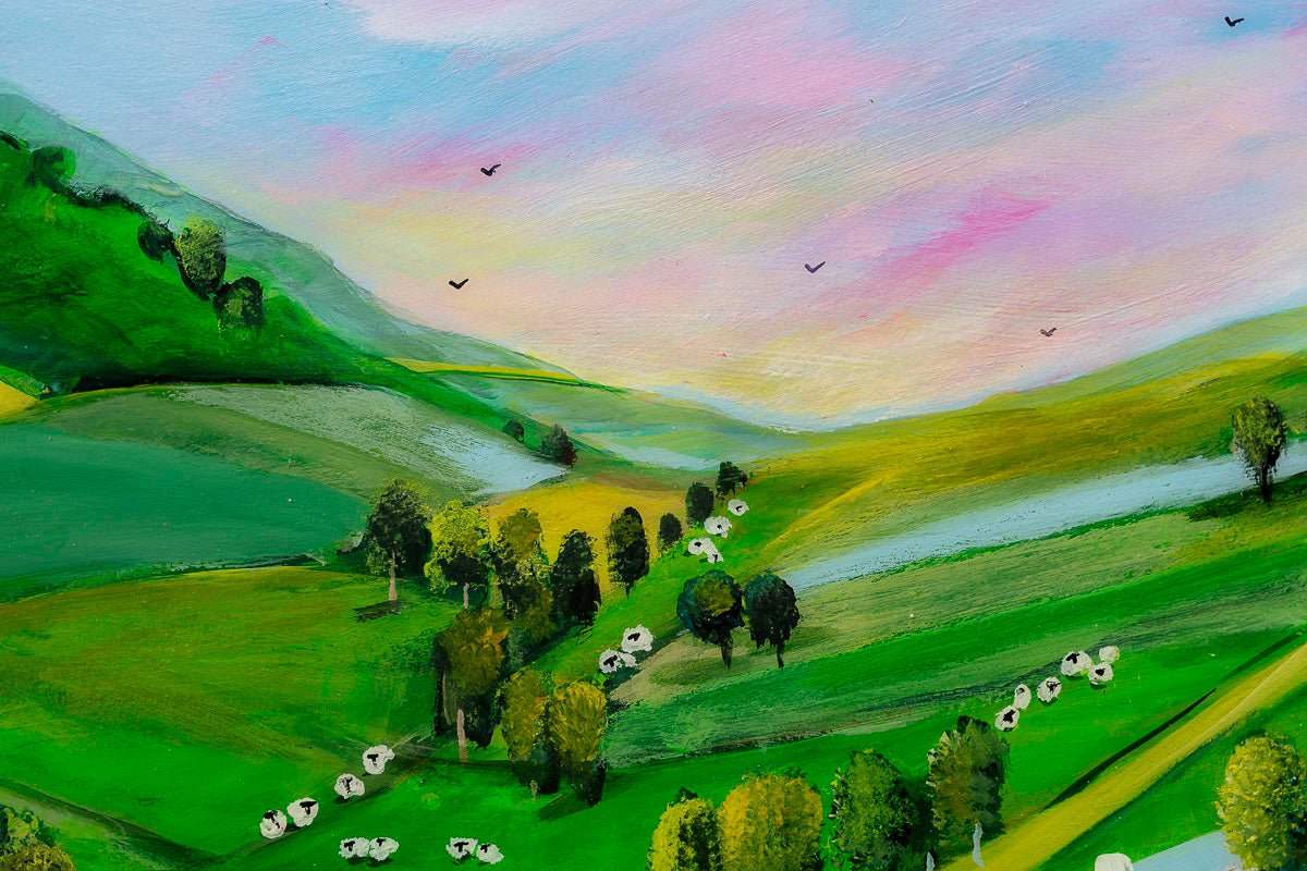 Let Your Dreams Blossom - Original - SOLD by artist Rozanne Bell - Wyecliffe Galleries