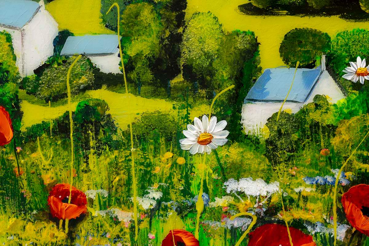 Let Your Dreams Blossom - Original - SOLD by artist Rozanne Bell - Wyecliffe Galleries