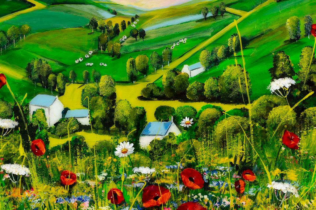 Let Your Dreams Blossom - Original - SOLD by artist Rozanne Bell - Wyecliffe Galleries