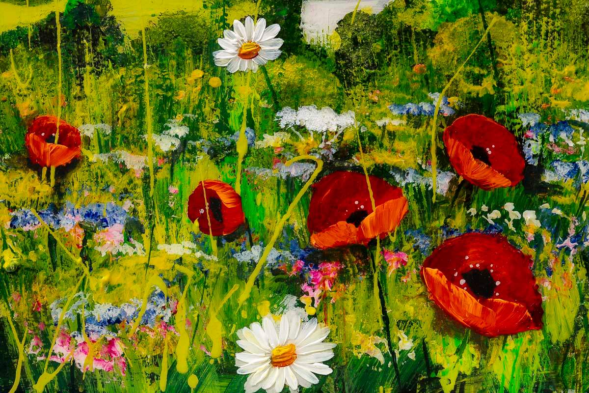 Let Your Dreams Blossom - Original - SOLD by artist Rozanne Bell - Wyecliffe Galleries