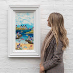 Life's Better At The Beach - Original by artist Rozanne Bell - Wyecliffe Galleries