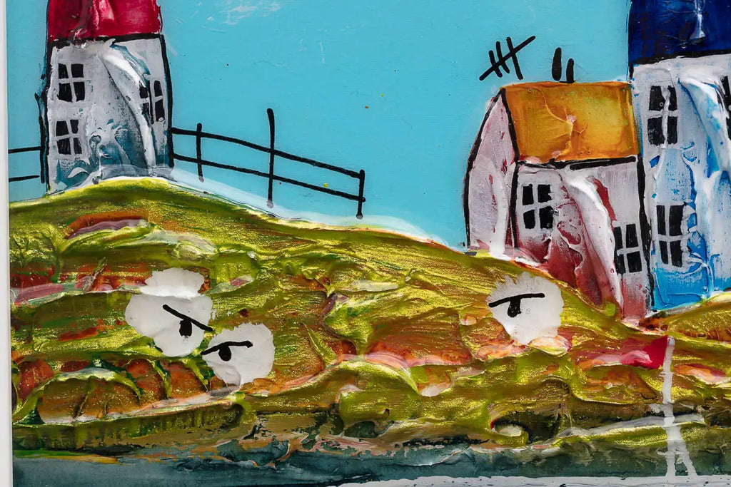 Life's Better At The Beach - Original by artist Rozanne Bell - Wyecliffe Galleries