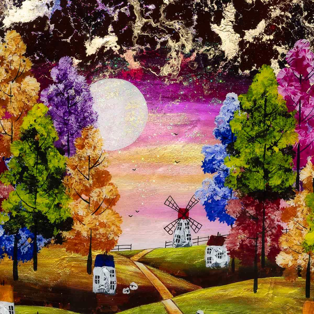 Light Guides The Way - Original - SOLD by artist Rozanne Bell - Wyecliffe Galleries