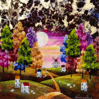 Light Guides The Way - Original - SOLD by artist Rozanne Bell - Wyecliffe Galleries