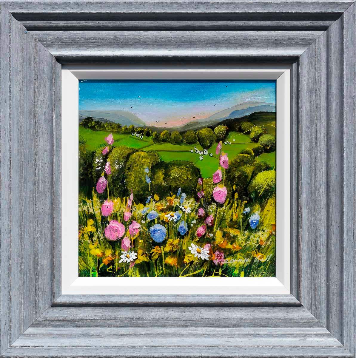 Live Life In Full Bloom - Original - SOLD by artist Rozanne Bell - Wyecliffe Galleries