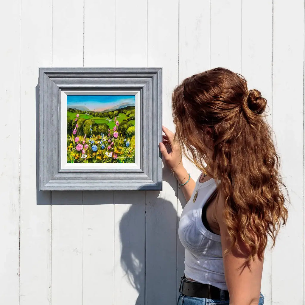 Live Life In Full Bloom - Original - SOLD by artist Rozanne Bell - Wyecliffe Galleries