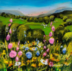 Live Life In Full Bloom - Original - SOLD by artist Rozanne Bell - Wyecliffe Galleries