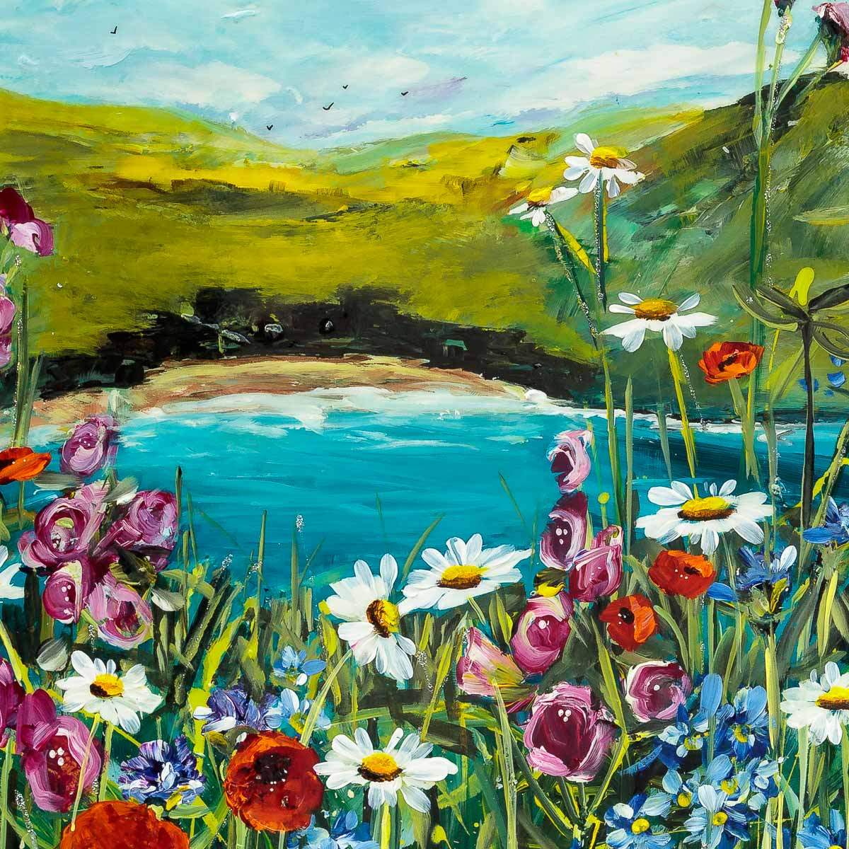 Meadow Cove - Original - SOLD by artist Rozanne Bell - Wyecliffe Galleries